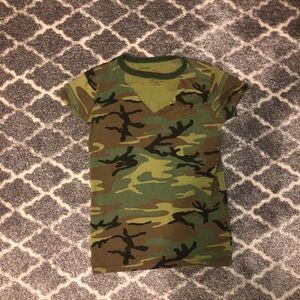 Army Cutout T-Shirt